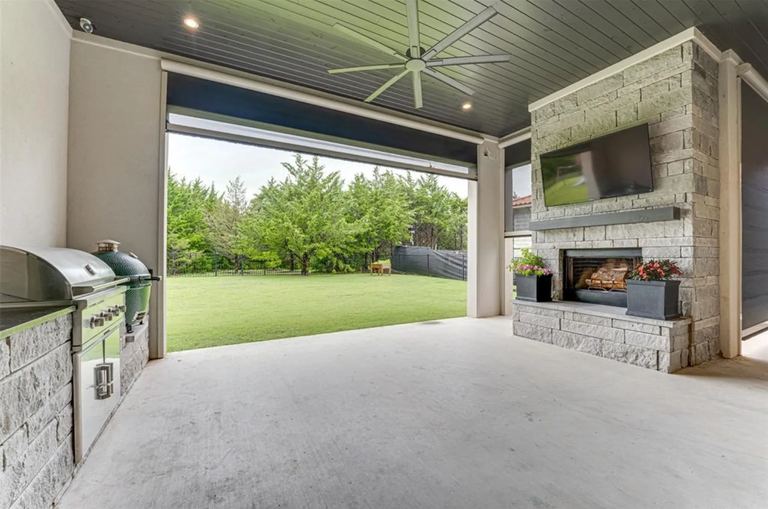 Interior of a custom home along the main run, mid-build at Fairways of Heath Crossing