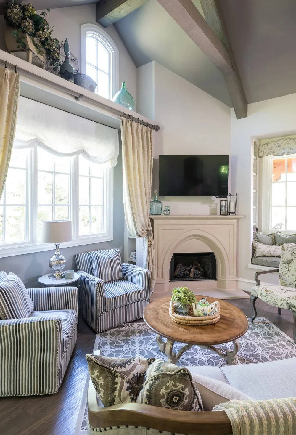 Interior of a custom home along the main run at the Good Shepherds Cottage