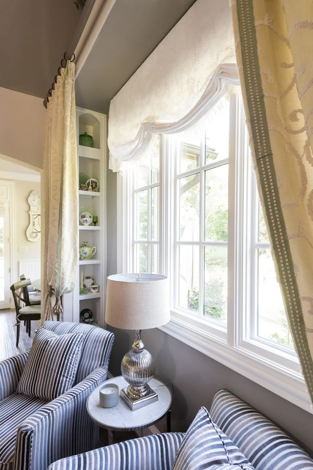 Interior of a custom home from the far corner at the Good Shepherds Cottage