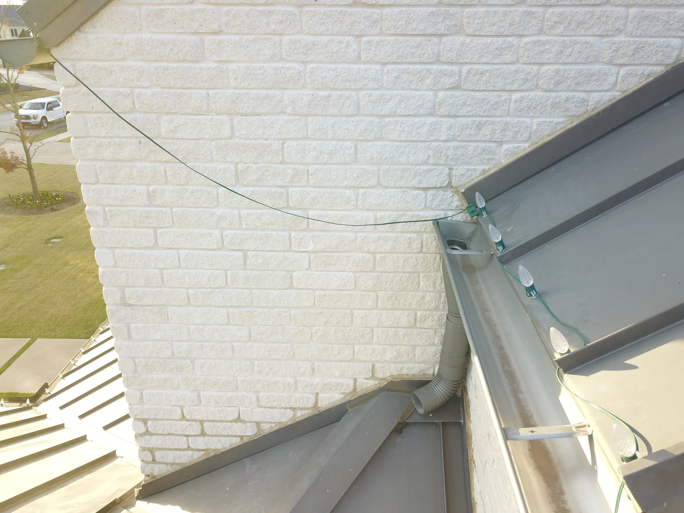 Moisture and leak diagnostic work at the affected subfloor, later in the build during leak diagnostics