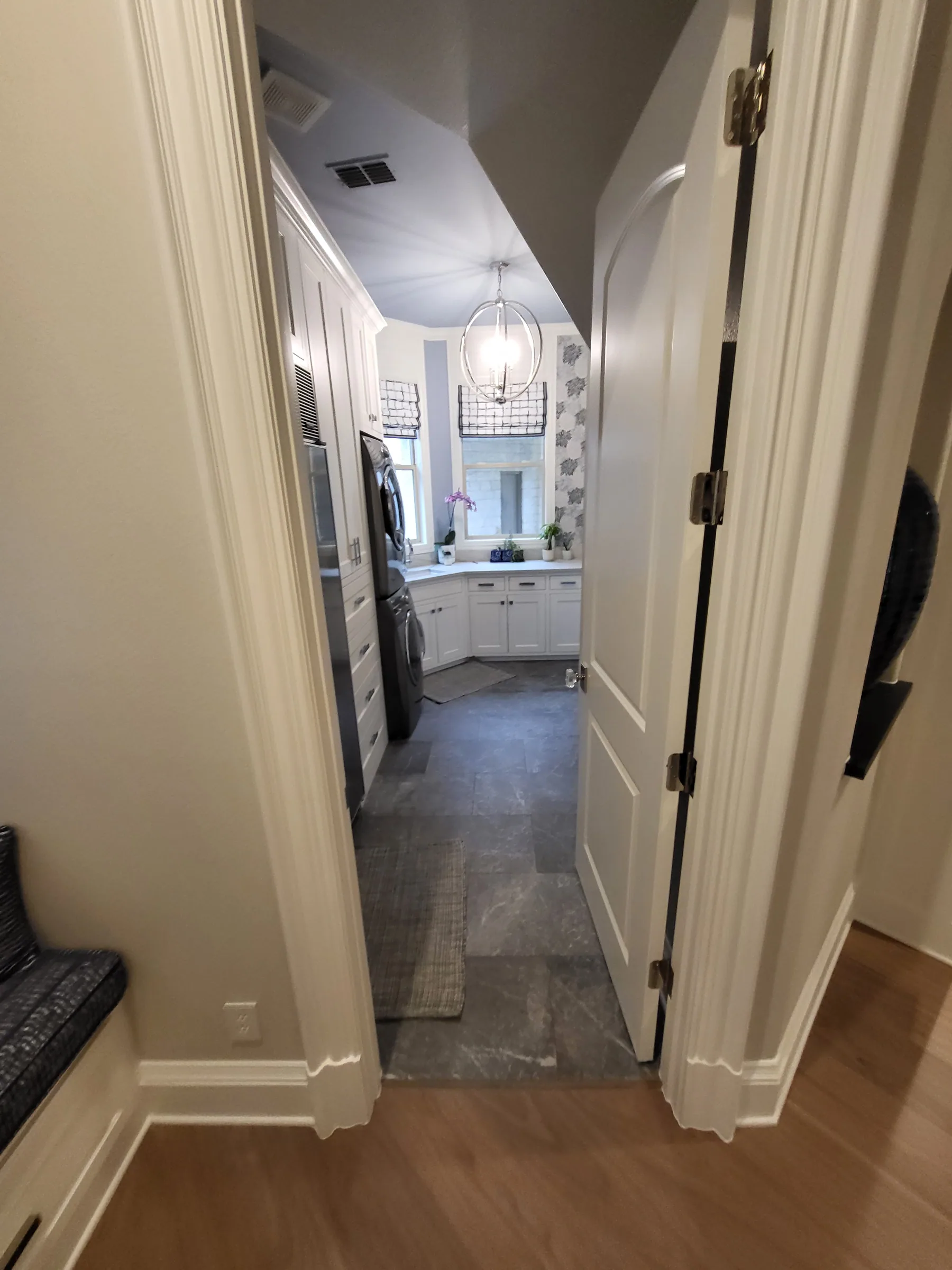 Interior of a custom home from the far corner on the Shepherd’s Glen remodel